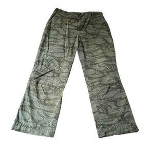 Patagonia hiking pants khaki green hidden money pocket sz 8